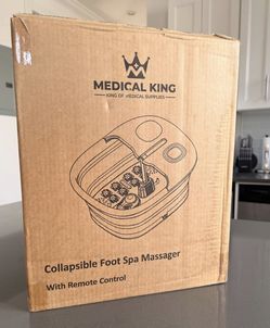 New Medical King Collapsible Foot Spa 
