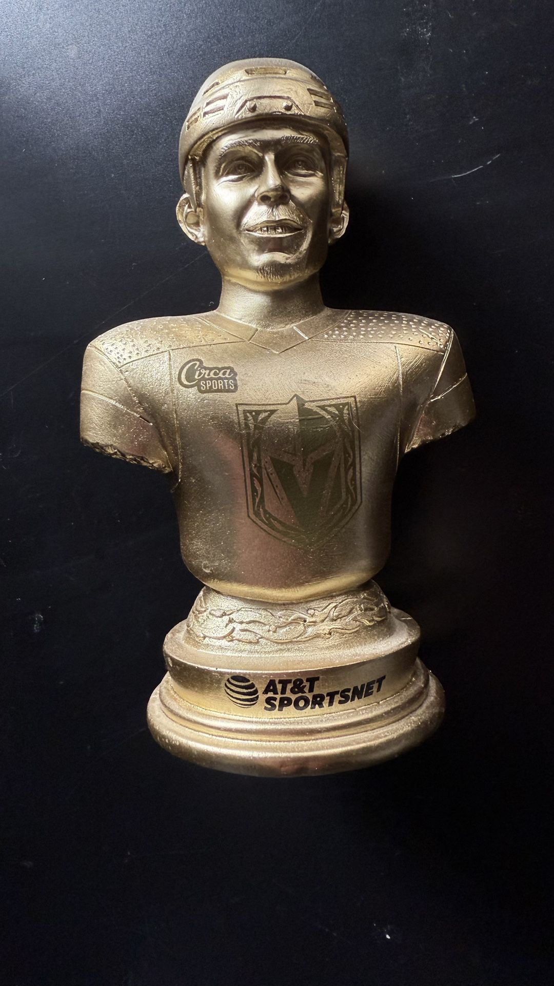 Las Vegas Golden Knights #9 Jack Eichel Gold Mini Bust 2022 Bda Sports Hockey NHL