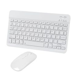 Mouse and Keyboard Kit  (White)