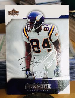 2004 Upper Deck Randy Moss Prosigs Diamond Collection Card #49