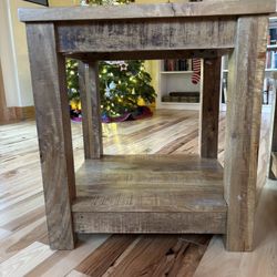 Modern “Parsons” Farmhouse Coffee Table and End Table