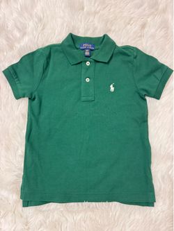 Ralph Lauren Vintage Silver Blue Label Toddler Polo Shirt Size 2T 2Y Classic