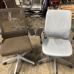 only a few left, must see. Steelcase office task chairs lop