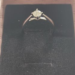 925 sterling silver Moissanite ring