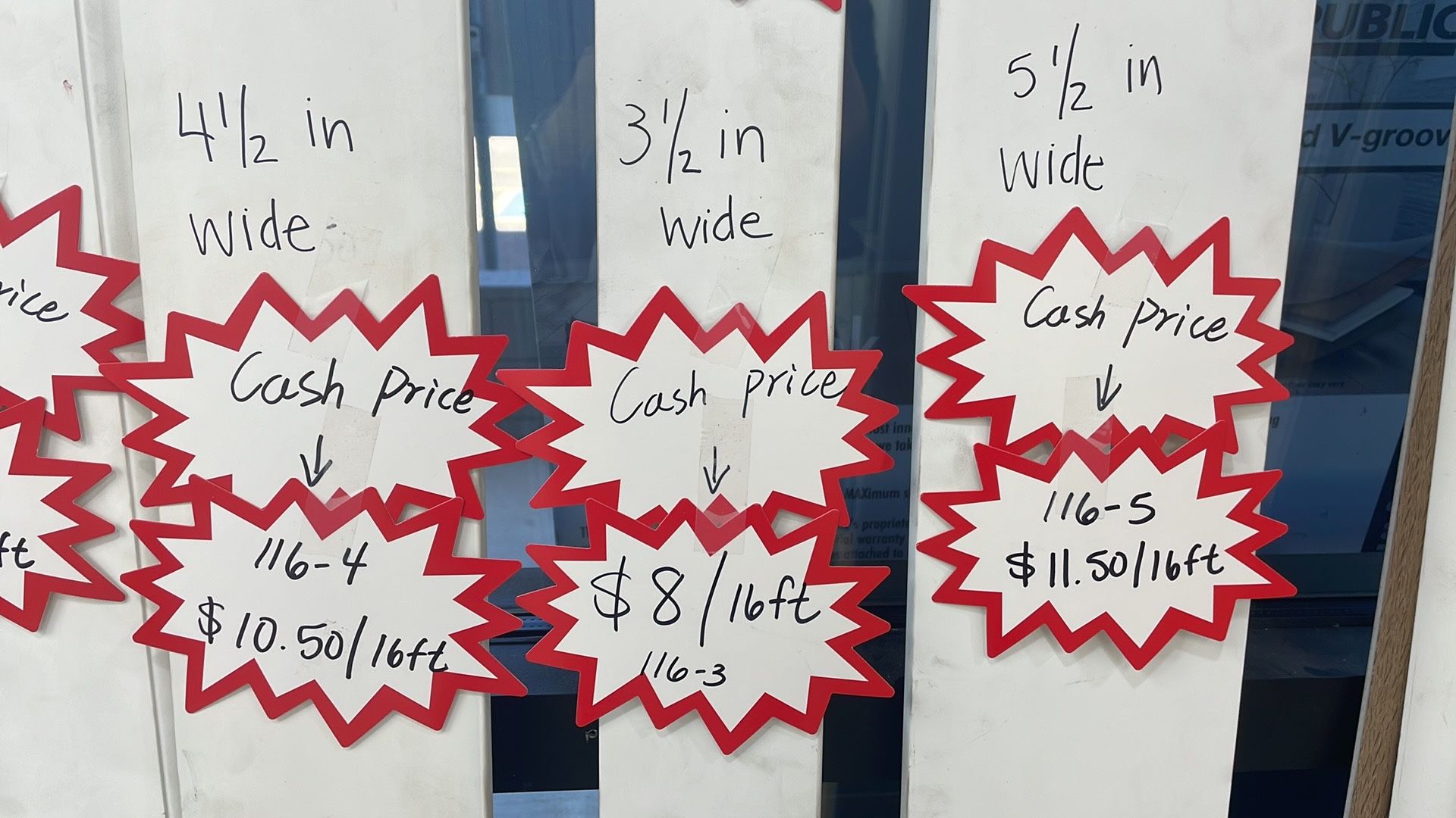 Baseboard MDF Moulding 3-1/2 16’
