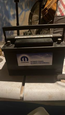 Brand new mopar battery