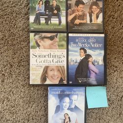 5 pack rom-com movies for dvd