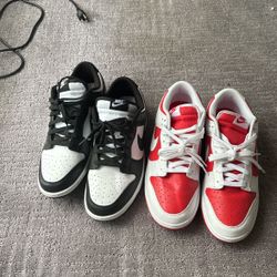 2 Pairs Of Nike Dunks Sz 11.5