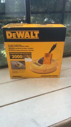 DeWalt 12 Pulg Driveway & Sidewalk Surface Cleaner 3000 max psi