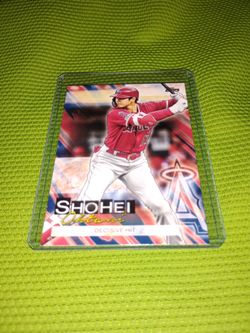 Perfect Mint 2019 Shohei Ohtani Baseball Card - Topps SO-19 - Decisive Hit