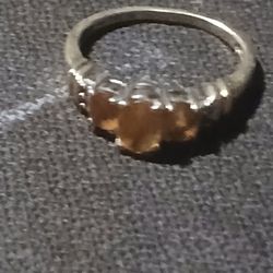 1o K Citrine Woman's Ring 