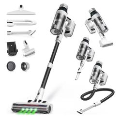 Cordless Vacuum Cleaner 6-in-1 Powerful Stick Vacuum Rechargeable Lightweight