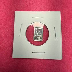 Vintage Silver 1 Gram I Love You Collectable Bar