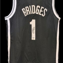 Mikal Bridges New York “Brooklyn” Knicks Signed Jersey