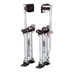 609*Drywall Stilts, 18''-30'' Adjustable Aluminum Tool Stilts with Protective Knee Pads, Durable and Non-slip
