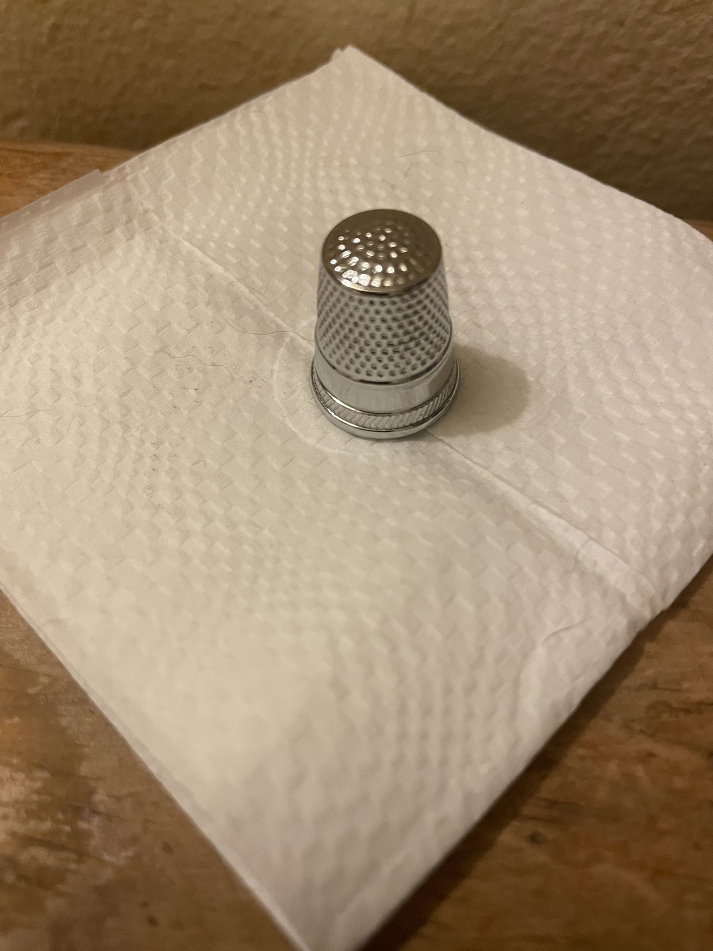Thimble! Silver In Color $3.. Antique Vintage.
