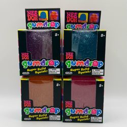 Schylling - NeeDoh Gum Drop (Available in Pink, Blue, Purple, and Orange)