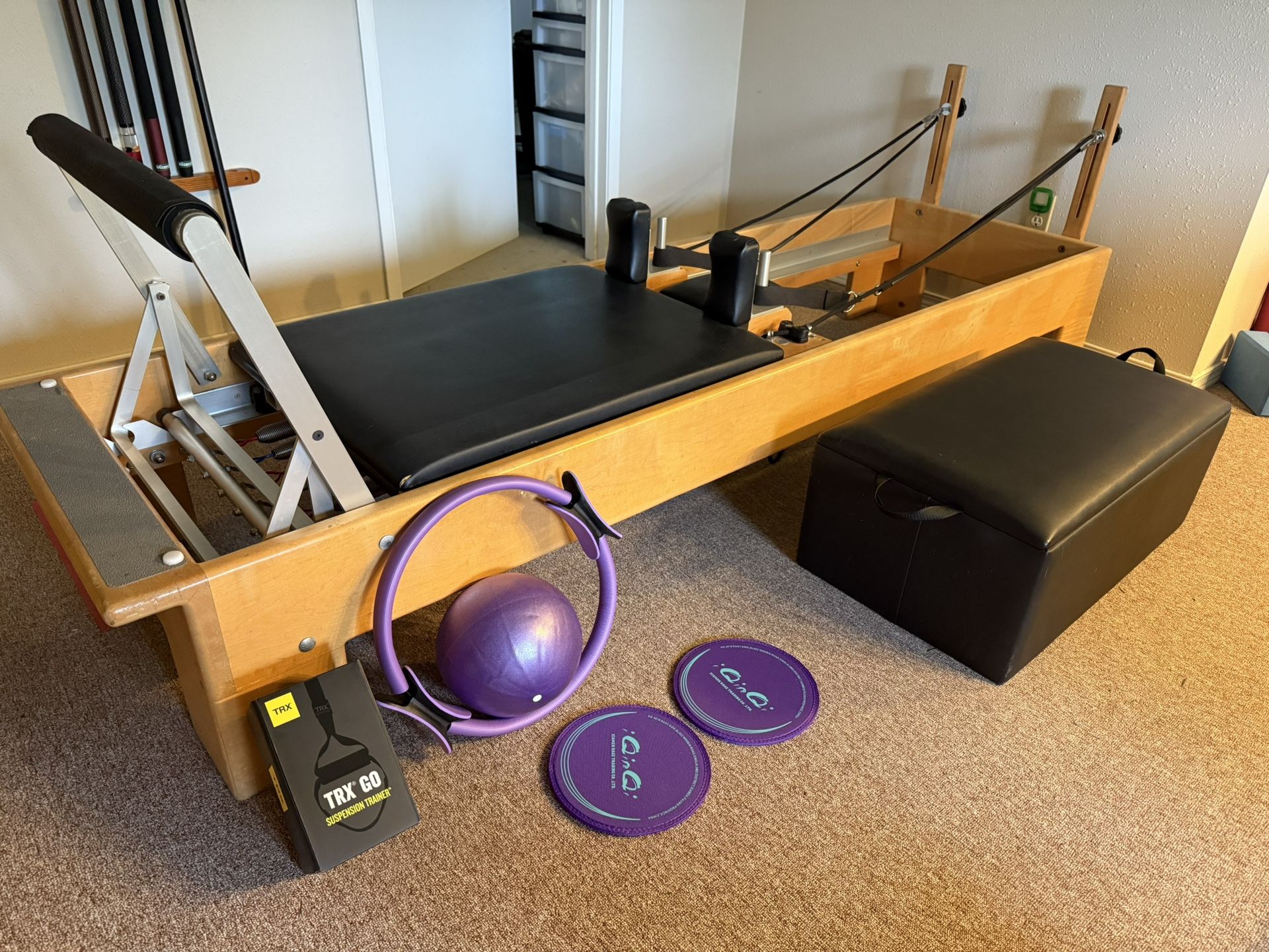 Pilates Reformer + Accessories – $4000