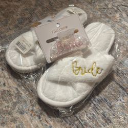 Bride Slippers And Clip