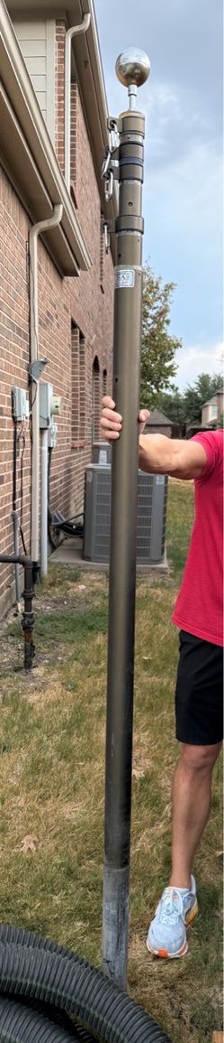Uncommon USA 20ft adjustable telescoping flag pole