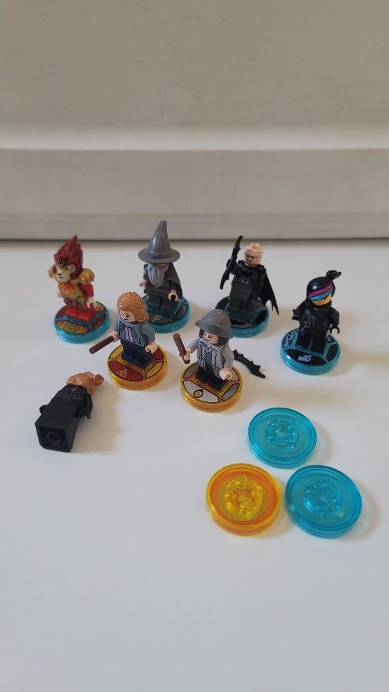 Lot Of Lego Dimensions Minifigures Harry Potter Lord Of The Rings Chima Batman