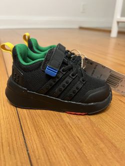 New ADIDAS X LEGO® RACER TR21 ELASTIC LACE AND TOP STRAP SHOES Toddler Sneakers