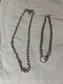 Silver Metal Wallet Chains