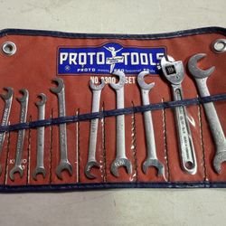 Proto Tools Flying Lady No 3300-A Wrench Set