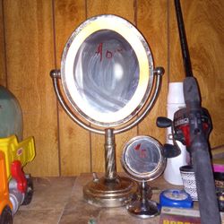Lighted Mirror Set Of 2'