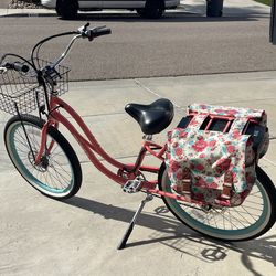 Pedego Comfort Cruiser w/Custom Saddlebags