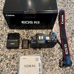 Canon Eos R5 Mirrorless Camera 