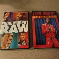 eddie murphy-raw & delirious stand up comedy dvd's