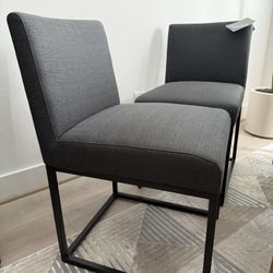 Article Oscuro Dining Chairs - Pair (Black/Gray)