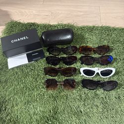 Designer Sunglasses With Box and Case