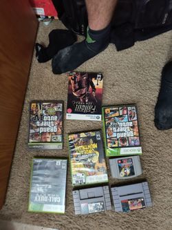 Mixed Lot of Video Games Xbox 360 SNES N64 PC