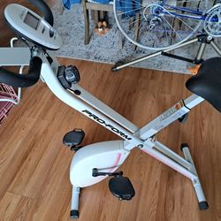 Pro form folding exercise bike.