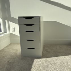 IKEA ALEX 5-Drawer Unit – White