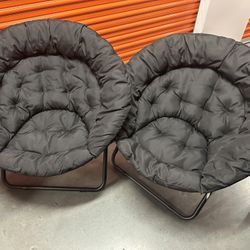 Pair Of Saucer Chairs