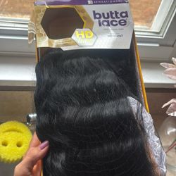 16inch BLACK WIG