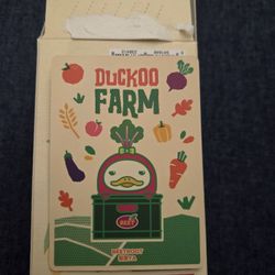 Popmart Duckoo Farm beet root Open Box Check Card Only