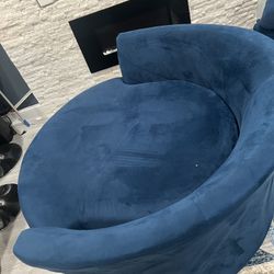 Blue 360 Sheer Couch