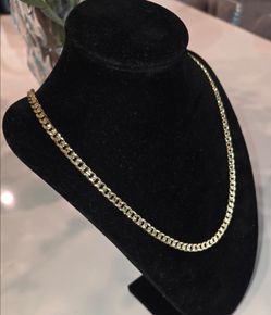 ✨ 24" Diamond-Cut Concave Cuban Chain – New ✨