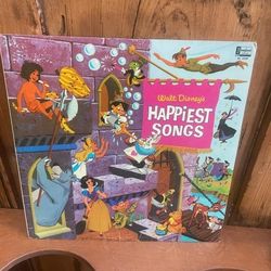 Vintage Disney Record Happiest Songs 