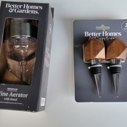 Better Hones And Garden Wine Aerator And Bottle Stoppers