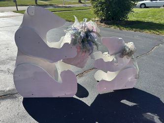 Mama And Baby Bear Wooden Yard Decor