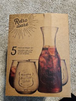Retroware 5 Piece Beverage Set