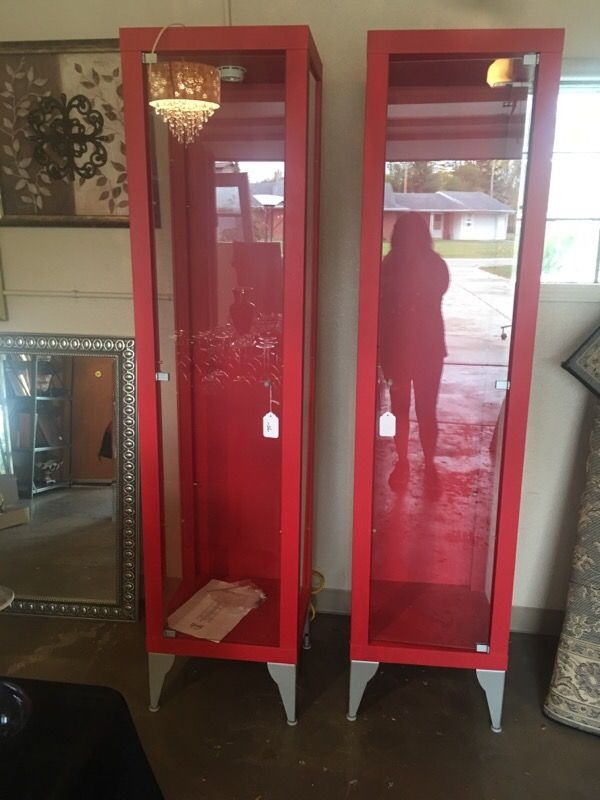 IKEA Nartorp Glass Display Cabinets