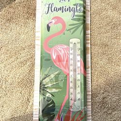 Bealls Brand New In Package Nautical Florida Themed Metal Thermometer Inside Outside