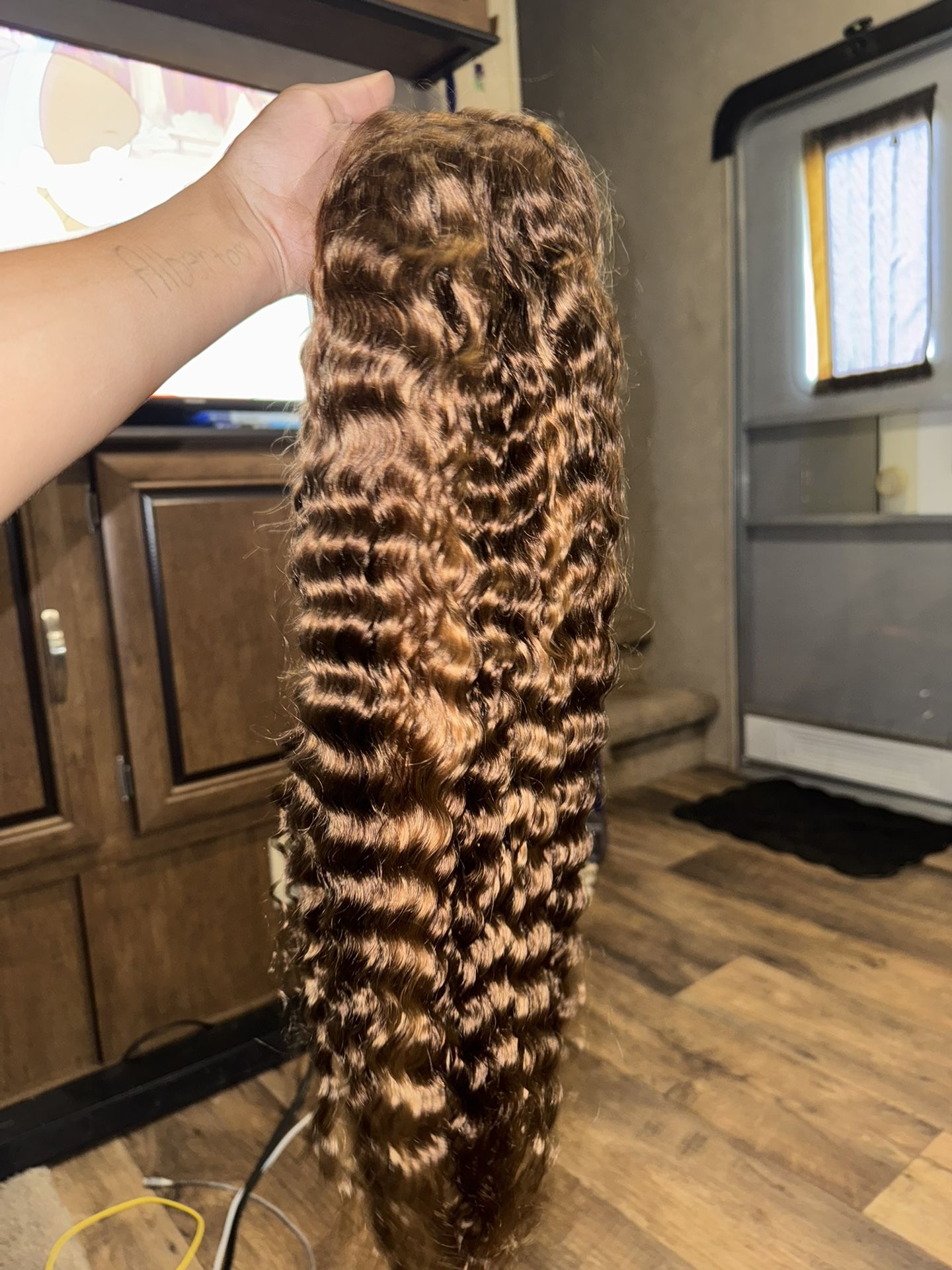 26 Inch Honey Ombré Deep Wave 
