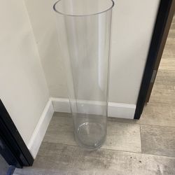 Large Glass Cylinder Vases 
